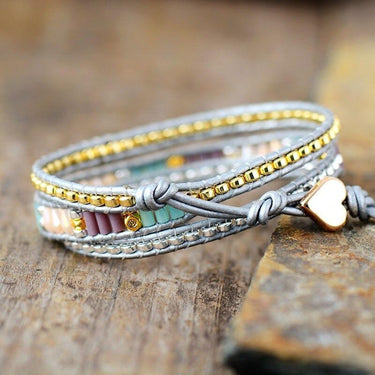 Blue Balance Crystal Wrap Bracelet-Your Soul Place